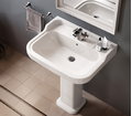 Керамическая раковина 64 см Flaminia Efi, white (6007) На консоль, На пьедестал, На столешницу, Подвесные Прямоугольные