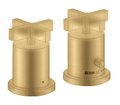 Термостатический смеситель для ванны Axor Citterio, Brushed Gold Optic (39480250) Для ванны Золото