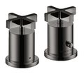Термостатический смеситель для ванны Axor Citterio, Polished Black Chrome (39480330) Для ванны Черный