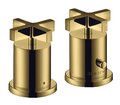 Термостатический смеситель для ванны Axor Citterio, Polished Gold Optic (39480990) Для ванны Золото
