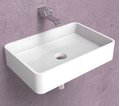 Керамическая раковина 60 см Flaminia Miniwash 60, white (MWS + MWL60) Подвесные Прямоугольные