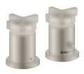 Термостатичний змішувач для ванни Axor Citterio, Stainless Steel Optic (39480800) Для ванни Нерж. сталь