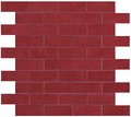 Плитка Atlas Concorde Boost Red Minibrick 30.5 * 30.5 (9BMQ) Atlas Concorde Для кухні, Для громадських приміщень, Для житлових приміщень, Для ванної