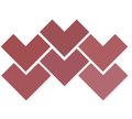 Плитка Wow Elle Floor Plum 18.5*18.5 (121194) Для кухні, Для громадських приміщень, Для житлових приміщень, Для ванної