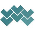 Плитка Wow Elle Floor Teal 18.5*18.5 (121193) Для кухні, Для громадських приміщень, Для житлових приміщень, Для ванної