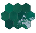 Плитка Wow Zellige Hexa Emerald 10.8 * 12.4 (122086) Для кухні, Для громадських приміщень, Для житлових приміщень, Для ванної