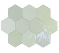 Плитка Wow Zellige Hexa Mint 10.8*12.4 (122083) Для кухні, Для громадських приміщень, Для житлових приміщень, Для ванної