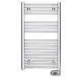  Электрический полотенцесушитель Zehnder Aura 906х500 мм хром (PBECZ-090-50-MQ-HID) ZehnderAura 