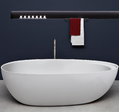 Ванна отдельностоящая Antonio Lupi ECLIPSE 185x95,5 см, белый (Eclipse Bianco) Antonio Lupi Овальные