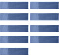 Плитка Wow Gradient Decor Indigo Gloss 7,5 * 30 (109326) Для кухні, Для громадських приміщень, Для житлових приміщень, Для ванної