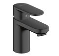 Смеситель для раковины Hansgrohe Vernis Blend 70 со сливным набором, черный матовый (71550670) Для раковины Черный матовый