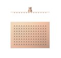 Верхний душ 300х200 мм Tres Showers Head, розовое золото матовый (134315007OPM) Верхние души Розовое золото матовый