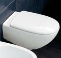 Подвесной безободковый унитаз Flaminia Spin goclean, white (5085G) Подвесные 