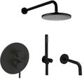 Душевой комплект для ванны Paffoni Soluzioni Doccia (KITLIG019NO-bath) Душевые комплекты (системы) Черный, Черный матовый