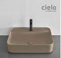 Керамическая раковина 60 см Cielo Shui Comfort, бежевый (SHCOLARF-AV) На столешницу, На тумбу, Подвесные Прямоугольные
