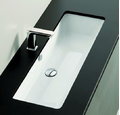 Керамічна раковина 90 см Artceram Gea, white glossy (GEL002 01; 00) Вбудовувані знизу 