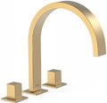 Смеситель для ванны Tres Cuadro Exclusive COLORS, золото матовый (00810501OM) Для ванны Золото матовый