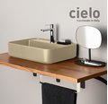 Керамическая раковина 60 см Cielo Shui Comfort, бежевый (SHCOLARF-LN) На столешницу, На тумбу, Подвесные Прямоугольные
