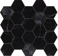 Плитка Piemme Valentino Majestic Hexagon Royal Nero Lev 34*36 (02613) Для кухни, Для общественных помещений, Для жилых помещений, Для ванной