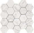 Плитка Piemme Valentino Majestic Hexagon Apuanian White Lev 34*36 (02642) Для кухні, Для громадських приміщень, Для житлових приміщень, Для ванної