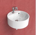 Керамічна раковина 42 см Flaminia Twin Set 42, white (5050/42S + TS01 / 42) Підвісні 