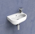 Керамическая раковина 45 см Flaminia Pass 45x31, white (PS31LM) На столешницу, Подвесные Овальные