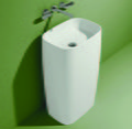 Підлогова керамічна раковина Flaminia Flag MonoFlag, white (FG52P) Підлогові 