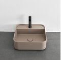 Керамическая раковина 44 см Cielo Shui Comfort, бежевый (SHCOLAQF-AV) На столешницу, На тумбу, Подвесные Квадратные
