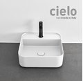 Керамічна раковина 44 см Cielo Shui Comfort, білий (SHCOLAQF-Bianco) На стільницю, На тумбу, Підвісні 
