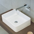 Керамическая раковина 60 см Flaminia Miniwash 60, white (MWL60) На столешницу, На тумбу Прямоугольные