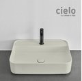 Керамическая раковина 60 см Cielo Shui Comfort, светло-серый (SHCOLARF-PM) На столешницу, На тумбу, Подвесные Прямоугольные