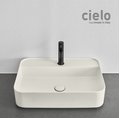 Керамическая раковина 60 см Cielo Shui Comfort, молочный (SHCOLARF-TL) На столешницу, На тумбу, Подвесные Прямоугольные