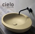 Керамічна раковина 60 см Cielo Le Giare, пісочний (LGLA60-CN) На стільницю, На тумбу 