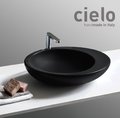 Керамическая раковина 60 см Cielo Le Giare, черный (LGLA60-N) На столешницу, На тумбу Овальные
