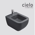 Подвесное биде Cielo Shui Comfort, темно-серый (SHCOBS-CM) Подвесные Темно-серый