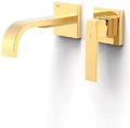 Настенный смеситель для раковины Tres Slim Exclusive SLIM-TRES, золото (20230003OR) Для раковины Золото