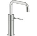Смеситель для раковины без донного клапана Nobili Velis, inox (VE125118/3IX) Для раковины Нерж. сталь