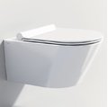 Подвесной безободковый унитаз с крышкой Catalano Zero NewFlush (1VS55NR00+5SCSTP000+5KFST00) Подвесные 