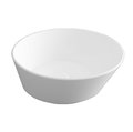 Керамічна раковина 42 см Simas WAVE, glossy white (WA 01) На стільницю, На тумбу 