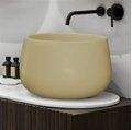Раковина накладная 45 см Cielo Le Bacinelle Tina, розовый (BATA-CP) На столешницу, На тумбу Круглые
