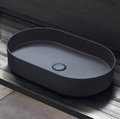 Раковина накладна 60 см Cielo Shui Comfort, темно-сірий (SHCOLAO60-BA) На стільницю, На тумбу 