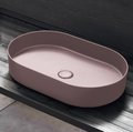Раковина накладна 60 см Cielo Shui Comfort, рожевий (SHCOLAO60-CP) На стільницю, На тумбу 