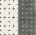 Плитка Mutina Azulej Trevo Nero 20x20 (PUA43) Для кухни, Для общественных помещений, Для жилых помещений, Для ванной