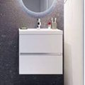 Мебельный комплект Fancy Marble Rodos 60 с раковиной Dora 600, белый матовый (ШН-Rodos 600 М Do) Fancy Marble Мебельные комплекты