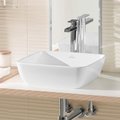 Керамическая раковина Villeroy&Boch Artis 41 см CeramicPlus (417841R1) На столешницу Квадратные