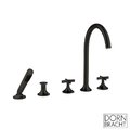 Смеситель для ванны Dornbracht Vaia, dark platinum matt (27522809-99) Для ванны Черный