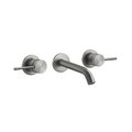 Смеситель для раковины Gessi Gessi316 INTRECCIO (54192-239) Для раковины Нерж. сталь