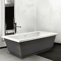 Ванна кам'яна Gessi Eleganza 180 см (46717) Gessi Прямокутні