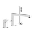 Смеситель для ванны Gessi Rettangolo (20037-031) Для ванны Хром