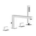 Смеситель для ванны Gessi Rettangolo T (20337-031) Для ванны Хром